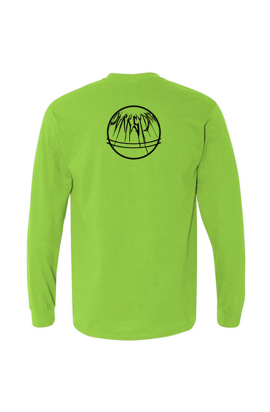 Gildan Heavy Cotton Long Sleeve Tee- HI VIS