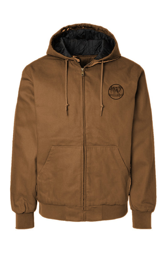 Canvas Workwear Jacket- Saddle